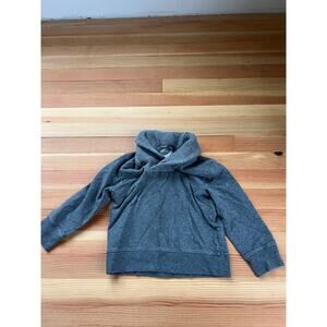 Boys gap kids cowl neck sweater, extra small size 4/5 gray Heather cotton